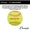 Champion Sports Saftey Softballs(Optic Yellow)