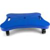 Champion Sports Scooter Board – Choice of Handles or No Handles, Durable Plastic Scooters for Youth Gym & PE Class, Indoor & Outdoor Play, Non-Marring Wheels, Multiple Sizes & Colors(Blue)