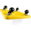 Champion Sports Scooter Board – Choice of Handles or No Handles, Durable Plastic Scooters for Youth Gym & PE Class, Indoor & Outdoor Play, Non-Marring Wheels, Multiple Sizes & Colors(Assorted (Yellow or Blue))