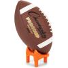 Champion Sports Sidewinder Football Kicking Tee – 2” Double Rubber Construction – High Visibility Orange, Extra Elevation
