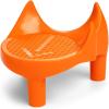 Champion Sports Sidewinder Football Kicking Tee – 2” Double Rubber Construction – High Visibility Orange, Extra Elevation