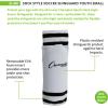 Champion Sports Sock Style Shin Guard(White)