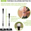 Champion Sports Steel and Aluminum Stem with Rubber Cone Pro Baseball Tee Adjustable Practice Tee with High Density Base