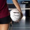 Champion Sports VB Official Composite Synthetic Leather Game Volleyball – Multiple Colors(Red/White)