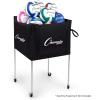 Champion Sports Volleyball Cart & Equipment Storage, Durable Aluminum Frame for High Volume Practices & Training Sessions, 24 to 40 Ball Storage Sizes(Collapsible Cart (30 Ball Capacity))