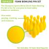 Champion Sports Weighted Foam Bowling Pin Set – Pins Only((Pack of 1))