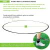 Champion Sports Women’s Lacrosse Crease: Rhino Flex Portable Lacrosse Goal Crease – 17’ Diameter All Weather Crease with Weights, Stakes and Carry Bag(Mens – 18 Foot Diameter (Black))