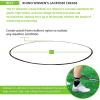 Champion Sports Women’s Lacrosse Crease: Rhino Flex Portable Lacrosse Goal Crease – 17’ Diameter All Weather Crease with Weights, Stakes and Carry Bag(Womens 17 Foot Diameter (Black))
