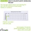Champion SportsWeighted Foam Bowling Pin Set(Multicolored)