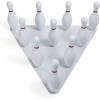 Champion SportsWeighted Foam Bowling Pin Set(White)