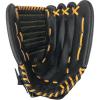 Champion Sports 14″ Physical Ed. Glove – Soft Leather Front and Nylon Mesh Back for Comfort Grip | Adjustable Strap with Velcro® Closure | Closed Web | Age: H.S.-Adult | Left-Handed Glove,Black