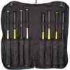 Champion Sports Baseball/Softball Equipment Bags – Bat & Helmet Bags, Hanging Dugout Organizers, Travel Caddies & Backpacks, Multiple Styles for Teams, Coaches & Players(8 Bats – Zippered Portfolio)