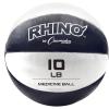 Champion Sports Exercise Medicine Balls, Leather with No-Slip Grip – Weight Training, Stability, Plyometrics, Cross Training, Core Strength – Multiple Weights(Navy (9-10 lbs))