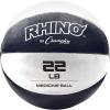 Champion Sports Exercise Medicine Balls, Leather with No-Slip Grip – Weight Training, Stability, Plyometrics, Cross Training, Core Strength – Multiple Weights(Black (21-22 lbs))