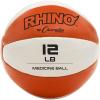 Champion Sports Exercise Medicine Balls, Leather with No-Slip Grip – Weight Training, Stability, Plyometrics, Cross Training, Core Strength – Multiple Weights(Orange (11-12 lbs))