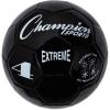 Champion Sports Extreme Series Soccer Ball – Sizes 3, 4, 5, Soft Touch, All Weather, High Air Retention, Youth & Adult League Balls for Training, Games, Outdoor & Indoor Play, Multiple Colors(Black)