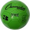 Champion Sports Extreme Series Soccer Ball – Sizes 3, 4, 5, Soft Touch, All Weather, High Air Retention, Youth & Adult League Balls for Training, Games, Outdoor & Indoor Play, Multiple Colors(Green)