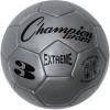 Champion Sports Extreme Series Soccer Ball – Sizes 3, 4, 5, Soft Touch, All Weather, High Air Retention, Youth & Adult League Balls for Training, Games, Outdoor & Indoor Play, Multiple Colors(Silver)