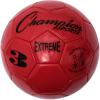 Champion Sports Extreme Series Soccer Ball – Sizes 3, 4, 5, Soft Touch, All Weather, High Air Retention, Youth & Adult League Balls for Training, Games, Outdoor & Indoor Play, Multiple Colors(Red)