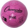 Champion Sports Extreme Series Soccer Ball – Sizes 3, 4, 5, Soft Touch, All Weather, High Air Retention, Youth & Adult League Balls for Training, Games, Outdoor & Indoor Play, Multiple Colors(Pink)