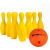 Champion Sports Foam Weighted Bowling Pin Set – Pins, Ball and Carry Case Set