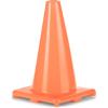 Champion Sports High Visibility Vinyl Cones – Durable Field Markers for Drills, Sports, Schools, Indoor Gyms & Outdoor Training(Orange)