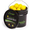 Champion Sports Lacrosse Balls Bucket – 36 Count NCAA & NFHS Certified Regulation Training & Game Balls – Yellow(Yellow)