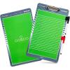 Champion Sports Large & XL Dry Erase Board For Coaching – Whiteboards for Strategizing, Techniques, Plays – 2-Sided Boards with Front Side Full Field – Backside Half Field and Lineup(Football)