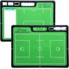 Champion Sports Large & XL Dry Erase Board For Coaching – Whiteboards for Strategizing, Techniques, Plays – 2-Sided Boards with Front Side Full Field – Backside Half Field and Lineup(Lacrosse)