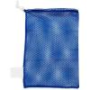 Champion Sports Mesh Equipment Bag – Heavy-Duty Nylon Drawstring Bag with Lock & ID Tag, Breathable Storage Sack for Balls, Swim Gear, Laundry & Toys, Multiple Sizes & Colors(Blue)