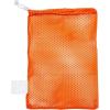 Champion Sports Mesh Equipment Bag – Heavy-Duty Nylon Drawstring Bag with Lock & ID Tag, Breathable Storage Sack for Balls, Swim Gear, Laundry & Toys, Multiple Sizes & Colors(Orange)