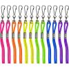 Champion Sports Nylon Lanyards with J-Hook Clip, Assorted Neon – 12 Pack (Retail Card)