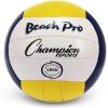 Champion Sports Official Synthetic Leather Volleyball(Blue/Yellow)