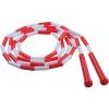 Champion Sports Plastic Segmented Jump Ropes – 7 to 16 ft Lengths – Fun, Durable Ropes for All Ages, Available in Multiple Color Options, Great for Cardiovascular Fitness & Rhythm(Red/White (7 Feet))