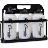 Champion Sports Plastic Water Bottle Set, Quart, Black
