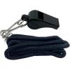 Champion Sports Plastic Whistle with Lanyard – 12 Pack