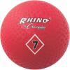 Champion Sports Playground Ball – High-Bounce 2-Ply Construction, Durable Red Ball for Throwing, Catching & Kicking – Multiple Sizes (5″, 6″, 7″, 10″, 13″, 16″)(7″ Diameter)