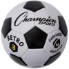 Champion Sports Retro Soccer Ball(Black/White)