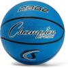 Champion Sports® Rubber Basketballs – Heavy Duty Pro-Style, Indoor/Outdoor Use, Premium Basketball Equipment for Physical Education, Various Sizes & Colors (Size 3, 5, 6, 7)(Blue)
