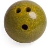Champion Sports Rubberized Plastic Bowling Ball – 5 LB Marbled Yellow