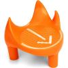Champion Sports Sidewinder Football Kicking Tee – 2” Double Rubber Construction – High Visibility Orange, Extra Elevation