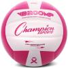 Champion Sports VB Official Composite Synthetic Leather Game Volleyball – Multiple Colors(Pink/White)
