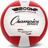 Champion Sports VB Official Composite Synthetic Leather Game Volleyball – Multiple Colors(Red/White)