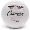 Champion Sports VB Official Composite Synthetic Leather Game Volleyball – Multiple Colors(White/White)