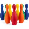 Champion Sports Weighted Foam Bowling Pin Set – Pins Only(Medium)