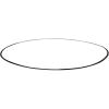 Champion Sports Women’s Lacrosse Crease: Rhino Flex Portable Lacrosse Goal Crease – 17’ Diameter All Weather Crease with Weights, Stakes and Carry Bag(Mens – 18 Foot Diameter (Black))