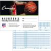 Champion Sports unisex BB1 coach and referee scorebooks, White, 30 GAMES US