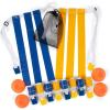Champion Sports unisex-adult Quick Release Triple Flag Football Set(Multiple Colors)