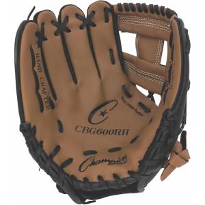 Champion Sports 10″ Physical Ed. Glove – Soft Leather Front and Nylon Mesh Back for Comfort Grip | Adjustable Strap with Velcro® Closure | Double Bar Open Web | Age: Elementary | Right-Handed Glove