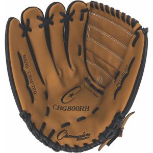 Champion Sports 11″ Physical Ed. Glove – Soft Leather Front and Nylon Mesh Back for Comfort Grip | Adjustable Strap with Velcro® Closure | Double Bar Open Web | Age: Elementary | Right-Handed Glove